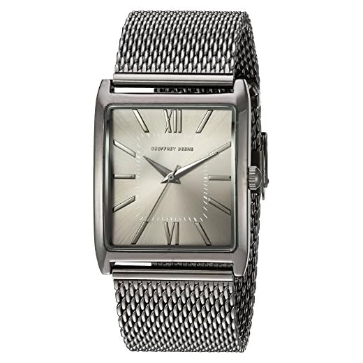 Geoffrey Beene Men's GB8052GU Analog Display Japanese Quartz Grey Watch