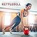 Yes4All Kettlebell, 10 LB Neoprene Coated Cast Iron Kettlebells, Wide Grip Handle & Flat Bottom for Swings, Squats, Deadlifts, Push Ups & Full Body Training at Home Gym
