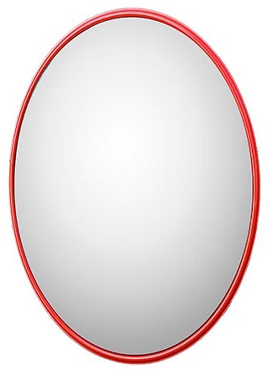 Lustro wypukłe bezpieczeństwa, lustro drogowe, lustro narożne zewnętrzne lusterko bezpieczeństwa, dla biznesu, garażu, magazynu, biura, na zewnątrz, 60 cm/24 cale wewnątrz-75 cm/29 cali
