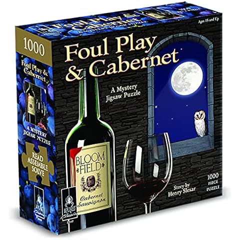 Bepuzzled Jigsaw Shaped Puzzle Foul Play, Multi-Colored, One Size Cover