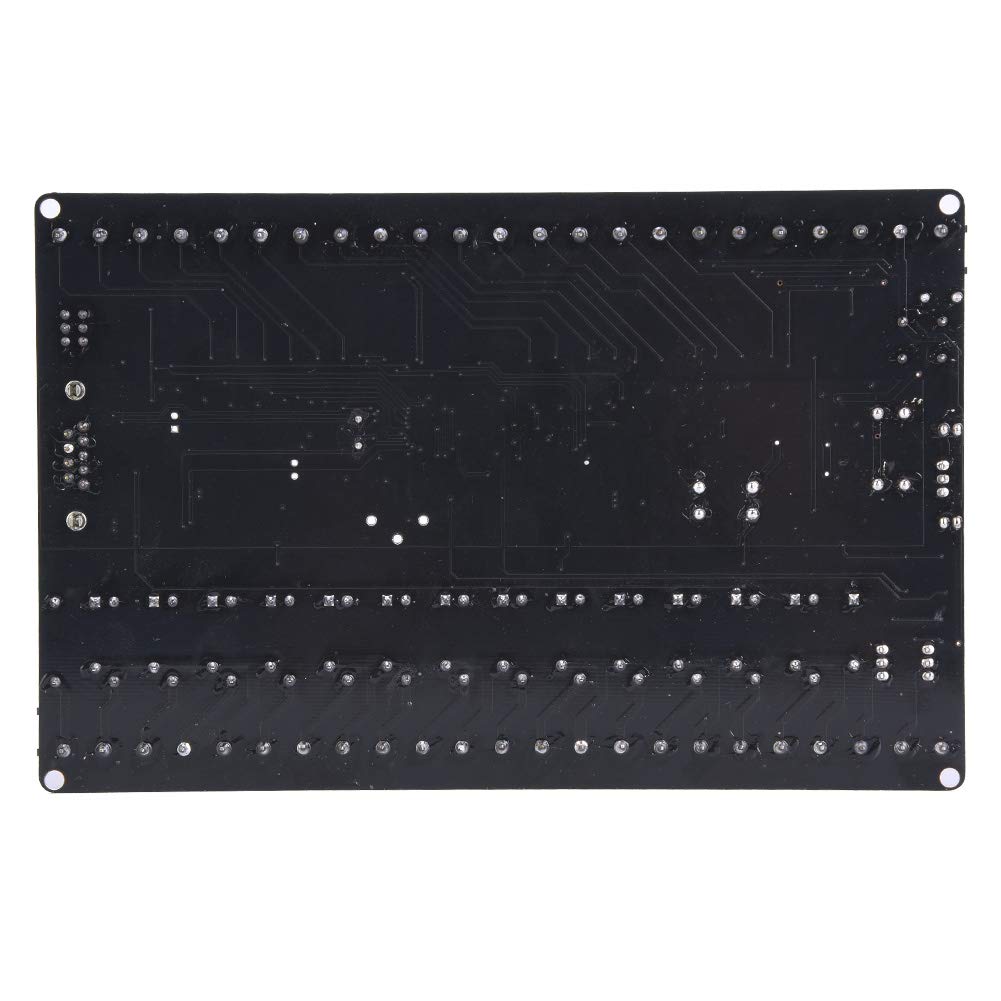 Tablero de control industrial de Baxnore, controlador programable con tornillos de instalación, placa lógica programable PLC para aplicaciones de control automático (32MRT+458)