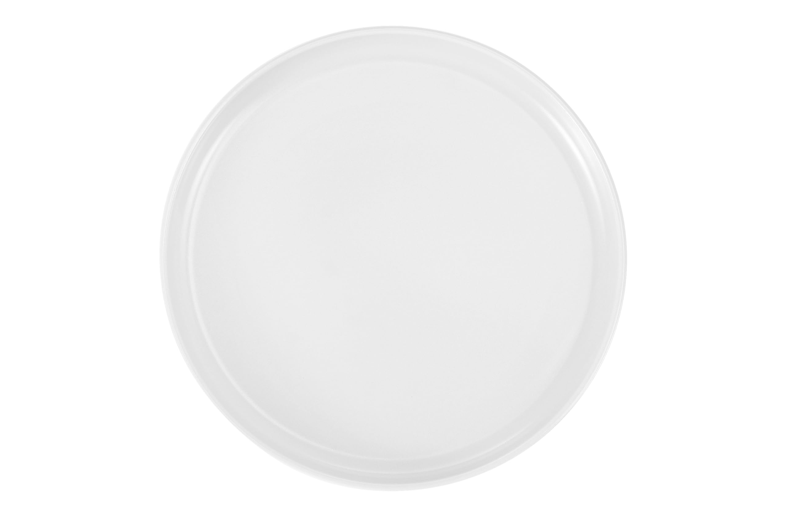 Konsimo. Frühstücksteller für 6 Personen - Dessertteller aus Keramik - Set Kuchenteller 6er - VICTO Moderne Kleine Teller - 20 cm - Weiß