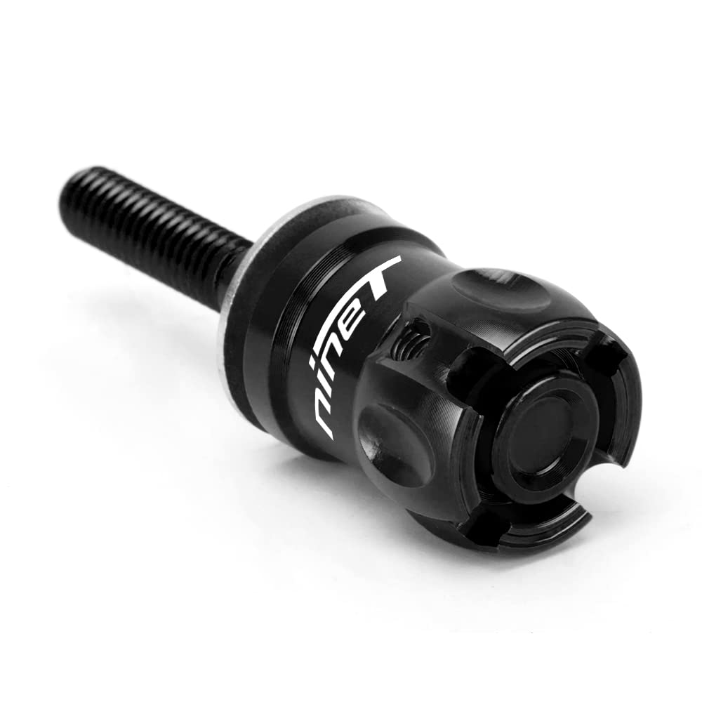 Modeer per BMW R NINE T R NINE T Racer / PURE / Scrambler 2014-2022 Moto CNC sedile posteriore Bullone Montatura Rimozione vite Tool-Less Quick Release Replacement rninet Accessori (nero)