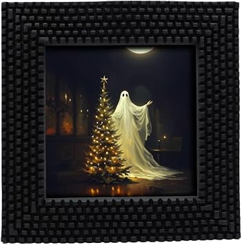 4x4 Picture Frame, Small Black Square Photo Frame for Wall Hanging or Tabletop Display, Classic Simple Home Office Decor