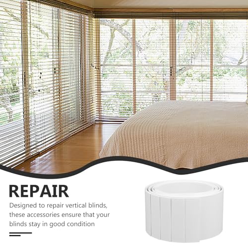 Lamas de pvc para persianas verticales blancas en puertas y ventanas MERRYHAPY 5