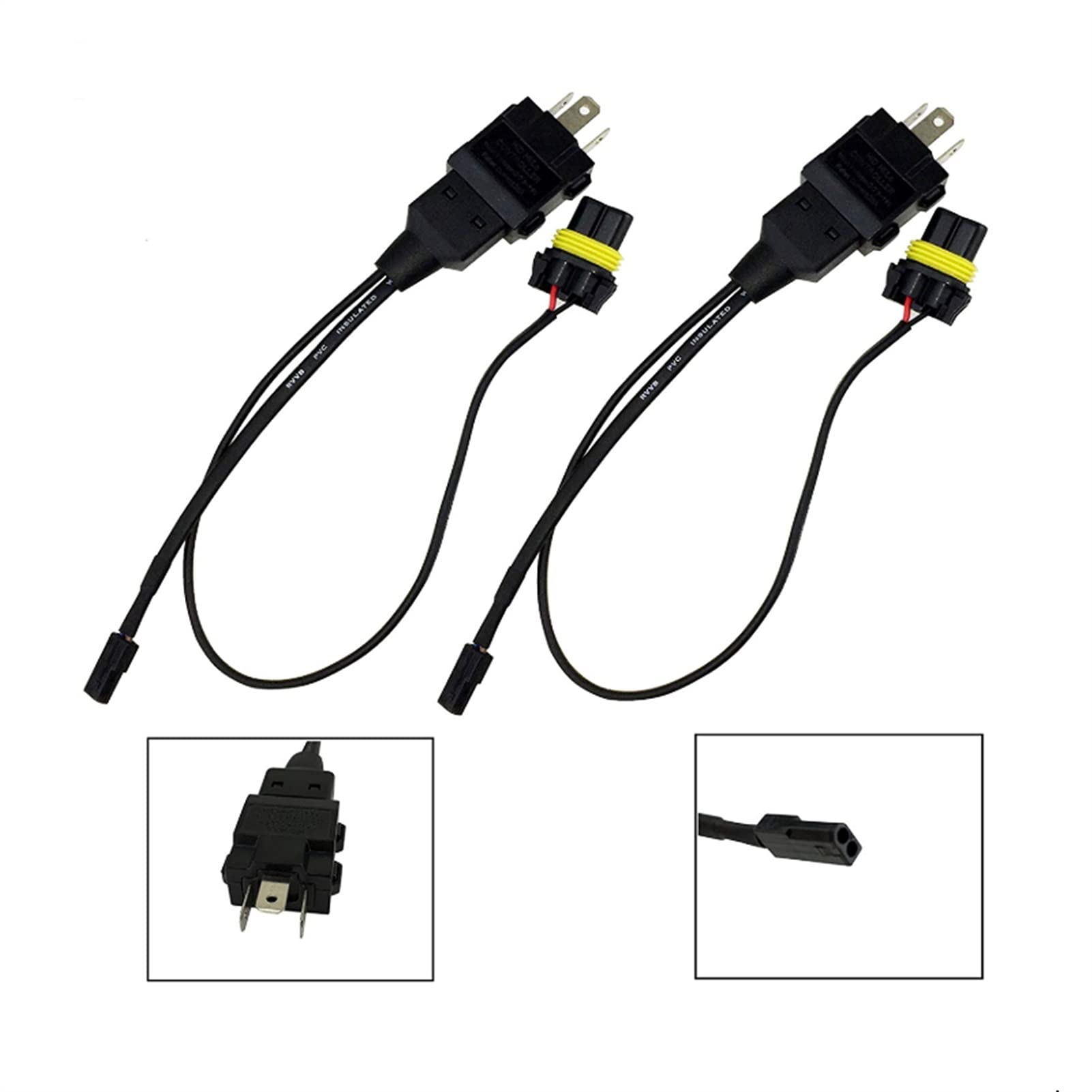 Żarówka ledowa HID Xenon Lampa Reflektor Samochodów Żarówki Wymiana Bixenon Light Auto Headlamp 35W 55W 2106 H4 H13 9004 9007 Hi/Lo 4300K ​​6000K 8000K (Color : 35W 4300K, Size : H4/9003/HB2 Hi/Lo