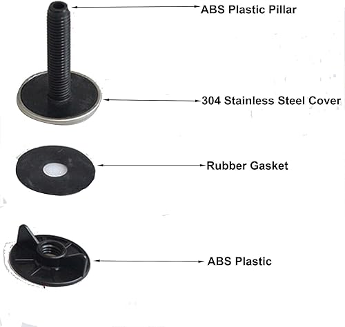 Miniatura 2 de Paquete de 3 tapas de orificio para fregadero de cocina, enchufe de orificio para fregadero de cocina, placa de orificio de grifo, tapa de tapón de