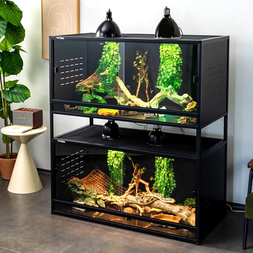 PVC 48x24x24 Stackable Reptile Terrarium