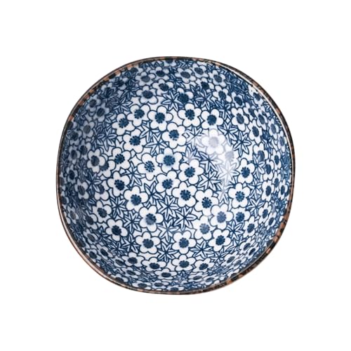 Image of MARKET 99 Heavy-Duty Ceramic Blue Bowl Set of 3 (100ml) | Small Serving Bowls for Chutney, Sauce, Pickles & Chilies | Ideal Serveware for Breakfast, Lunch, Dinner, Parties & Get-Togethers