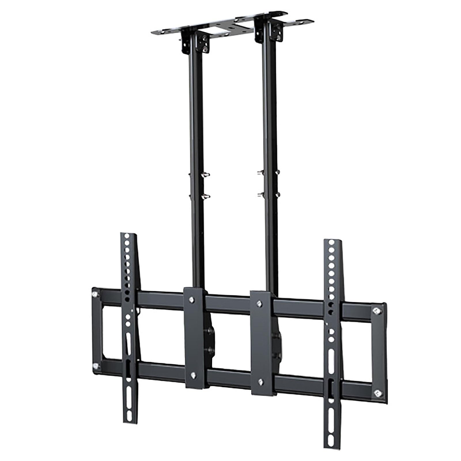 Support TV pour plafond extensible inclinaison 30 fixation suspendue robuste 1205-1777 mm