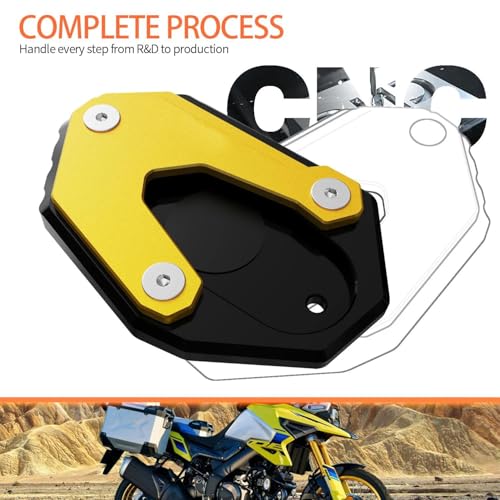 Éviter la chute de béquille Suzuki V-Strom 800DE support élargi