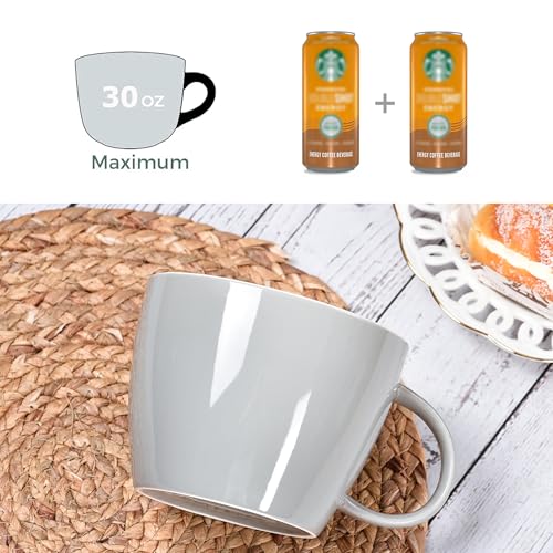 Coffee Mug, Microwavable Large Soup Bowl with Handle, for Hot Chocolate Soup, Coffee, Milk and Tea - Image 3