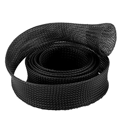 Alomejor Fishing Rod Cover Casting Fishing Rod Protector Sleeve Fishing Rod Protector Flat for Outdoor Fishing Accessory(Black)