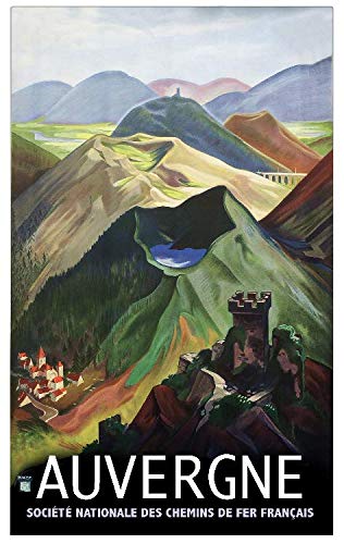 Cartel genérico Auvergne - Póster (300 gramos, 60 x 90 cm, 50 x 70 cm, disponible a 70 € bajo petición)