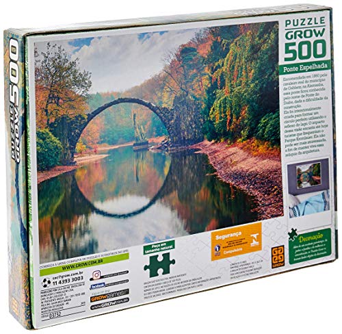 Grow 03732 Puzzle Ponte Espelhada, 500 peças