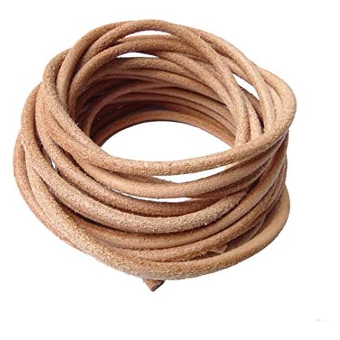Analys CC Round Genuine Leather Shoelaces (Brown 80") Cover