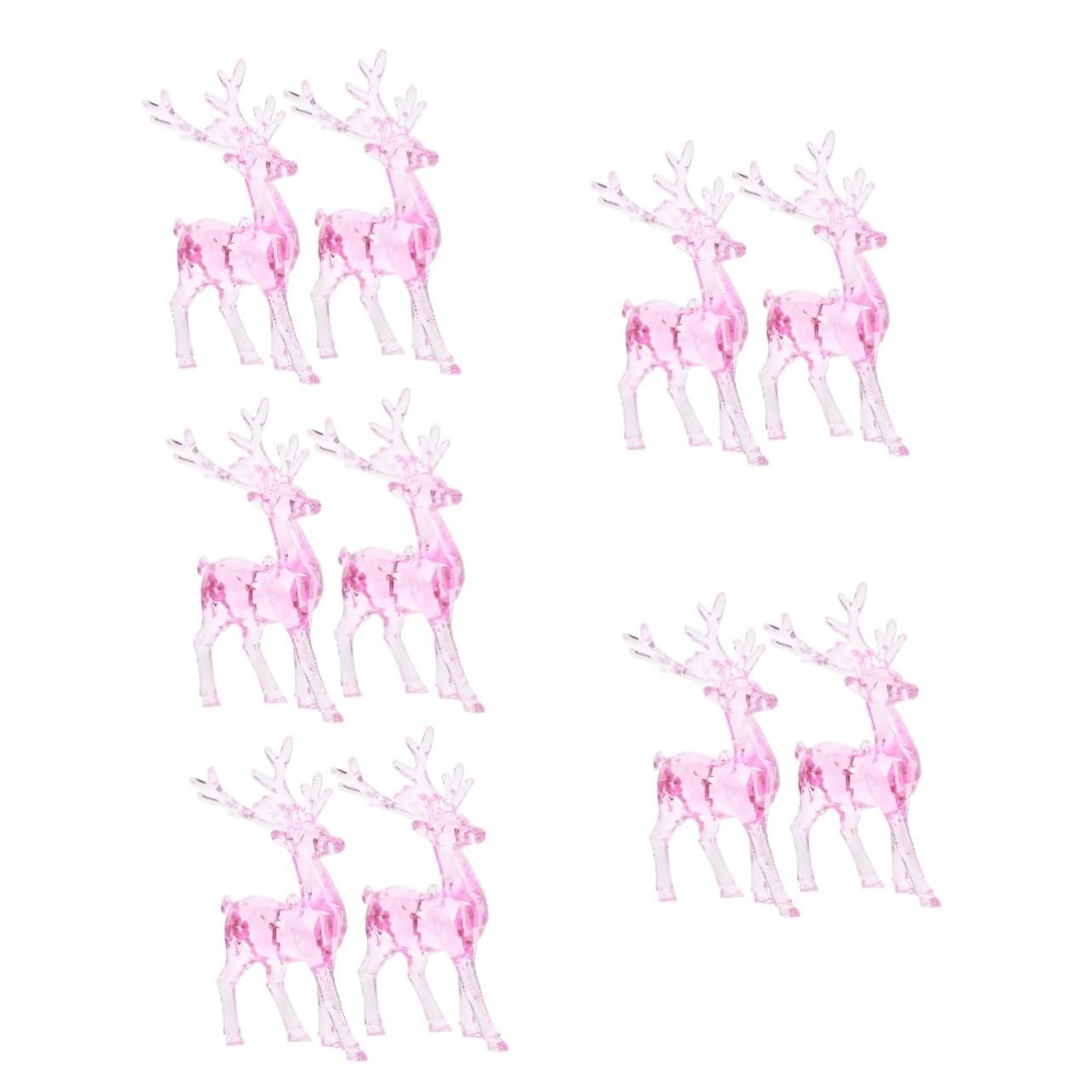5 Set Di Ornamenti Di Appesi Decorazioni Di in Acrilico Ornamenti Per L'albero Di Natale Decorazioni Natalizie 2 Pezzi * 5