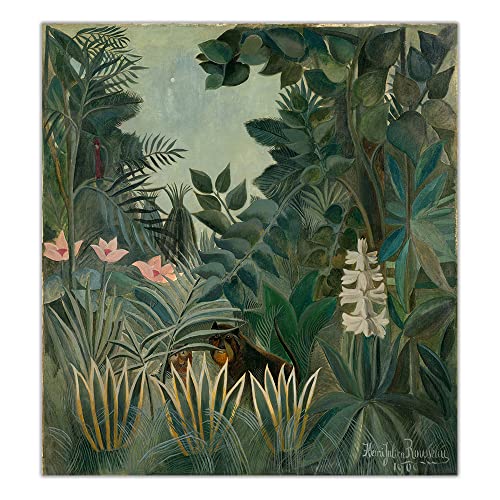 Kit broderie diamant 5D Henri Rousseau avec strass brillants haute définition