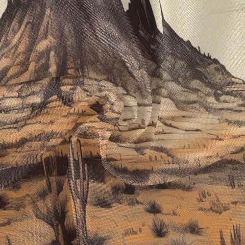 Wajiw 60 Inch Indoor Outdoor Round Tablecloth with Umbrella Hole and Zipper Waterproof Patio Table Cover for Camping Dining Room Party Outdoor Picnic,Cactus