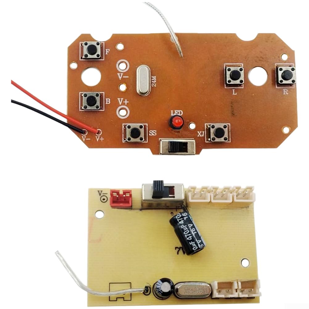 Carte de circuit imprimé à distance module PCB 6 canaux 2,4G réparation véhicule télécommandé
