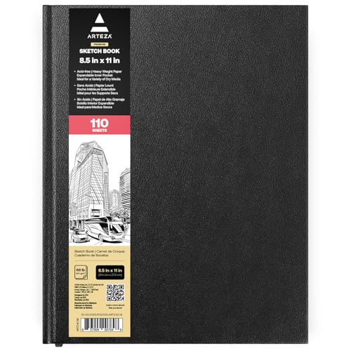 220 pages en tout Arteza pour ne jamais manquer d'espace de dessin