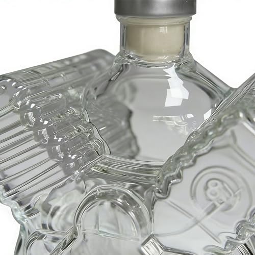 Decantador de whisky de motor de diseño automotriz decorativo para barra de bar y coleccionistas 8