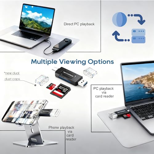Heart Link Wearable Mini Body Camera with 64GB Micro SD Card, Night Vision - image 7