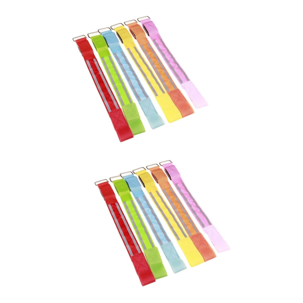 BESPORTBLE Brazo Luminoso Reflectante con Luces Intermitentes De Advertencia Pulseras Reflectantes Brazalete Led Brillante Equipo para Correr De Noche De Nylon