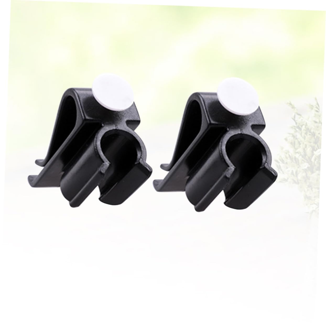 Support de Putter Noir en PP, Lot de 2 Clips pour Golf, Pince de Club Sécurisée, Se Fixe Facilement Paquet, Accessoire de Golf Pratique
