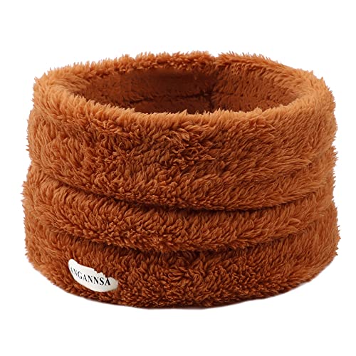 Image of JANGANNSA Fleece Kids Scarf - Warm Winter & Autumn Neck Warmer for Boys & Girls 1-6Y