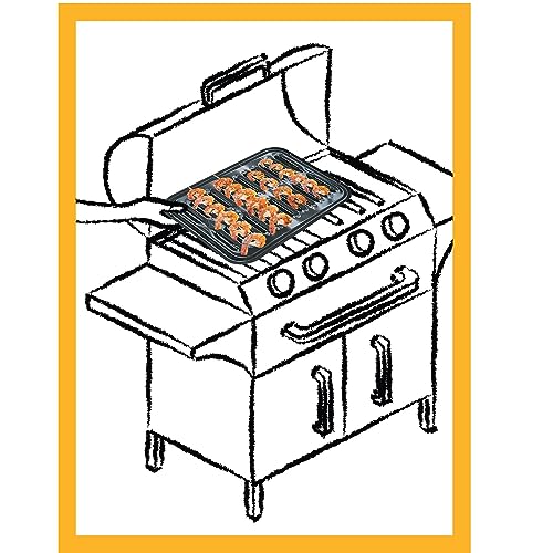 Image of Range Kleen BP102X 2 Piece Heavy Duty Porcelain Air Fry, Bake and Broil Pan