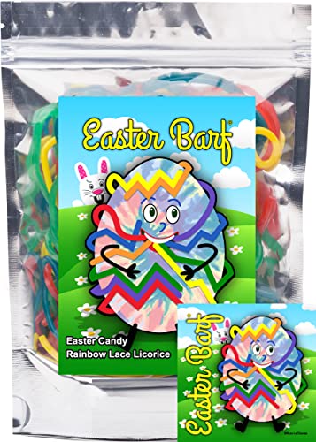 Easter Barf Rainbow Lace Licorice Funny Unique Easter Basket Gag Gift Candy For Birthday Girls, Boys And Teens #TOP4