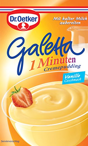 Dr. Oetker - Galetta Cream pudding Vanilla (Galetta Cremepudding Vanille) | Poids Total 80 grams