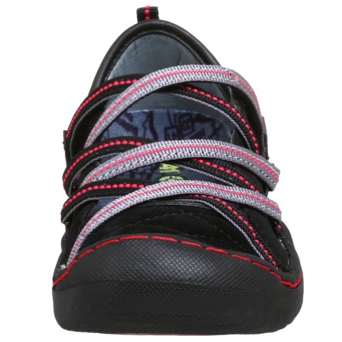 J-41 girls Island Mary Jane,Black/Dark Grey,1 M US Little Kid2