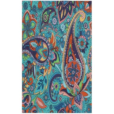Kitchen Towel Ethnic Paisley Flower Waterdrop,Dish Towels for Kitchen Set of 4,Ultra Soft Microfiber Absorbent Tea Towel for Bathroom Kitchen Home Supplies,18*28 Cover
