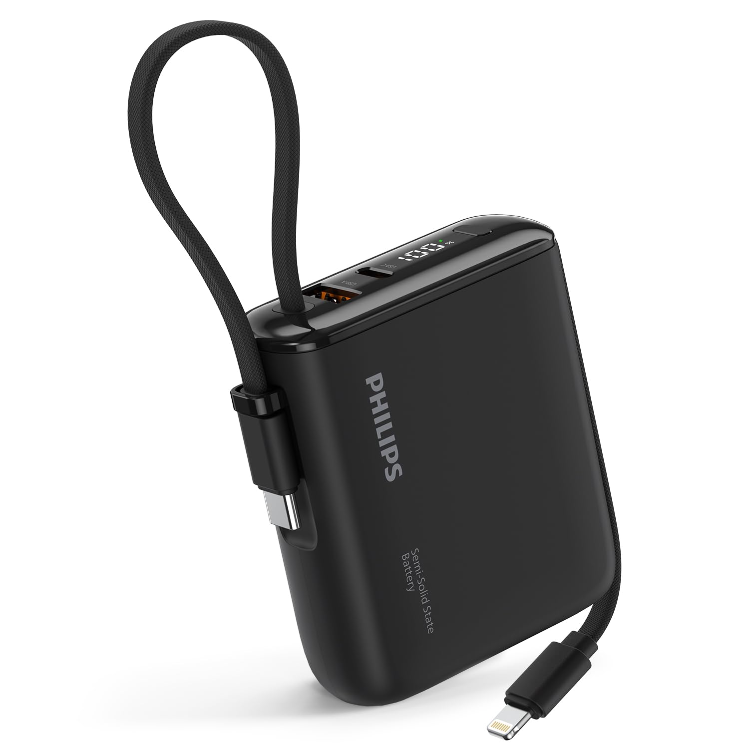 PHILIPS ワイヤレスモバイルバッテリー ブラック Amazon | Philips(フィリップス) モバイルバッテリー 半固体 電池