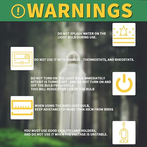 Image of LUCKY HERP UVA UVB Light Bulb for Birds 2.4 UVB 20W Compact Flourescent Lamp for All Kinds Captive Birds (Pack of 2)