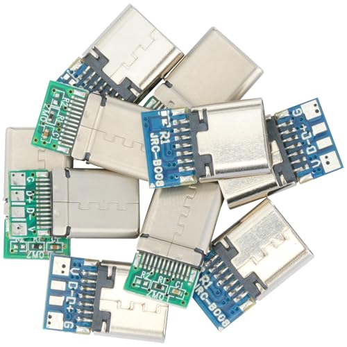 10 Piezas USB Tipo C Conector Macho y Hembra miniatura 3