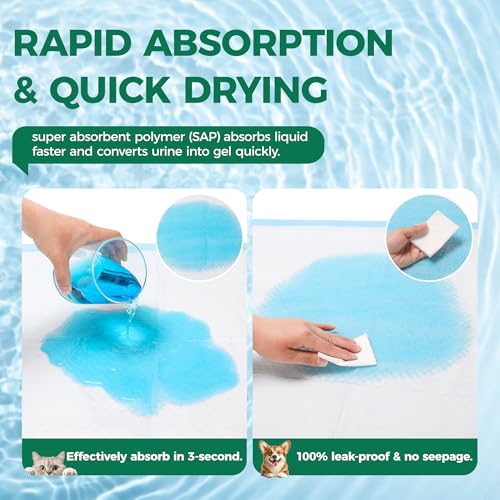 Image of 50 Count Dog Pee Pads Extra Large- 28 inch x 34 inch, Super Absorbent Leak-Proof XL Puppy Pads 50 Pack Quick-Dry XLarge Disposable Pet Potty Training Pads for Dogs, Puppies, Doggie