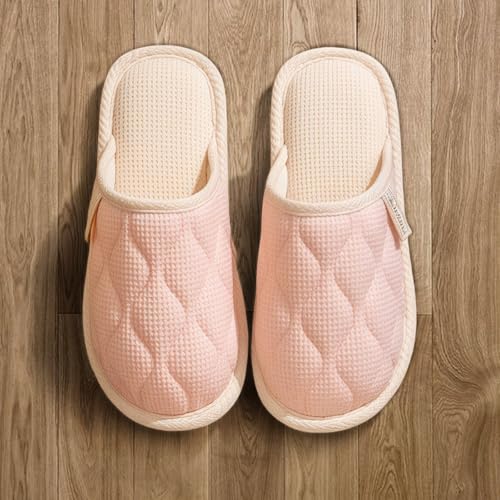 Comfortable Slippers for Women Men, Non-Slip Soft House Shoes for Indoor Home Use3