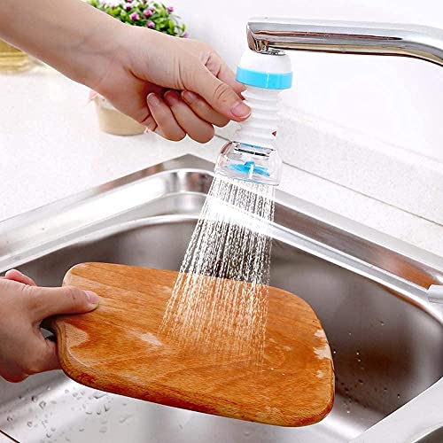 Image of Woffely 1 Pc's 360 Degree Rotating Water Faucet Aerator Splash-Proof Filter /Anti-Splash Expandable Head Nozzle /Bathroom Tap Adjustable Sprinkler /tap Shower /Water Saving Device Faucet[Multicolor]