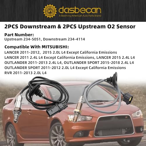 Sensor de Oxígeno Dasbecan para Mitsubishi Lancer y Outlander miniatura 2