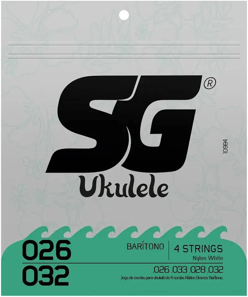 Encordoamento Cordas Para Ukulele Barítono Sg