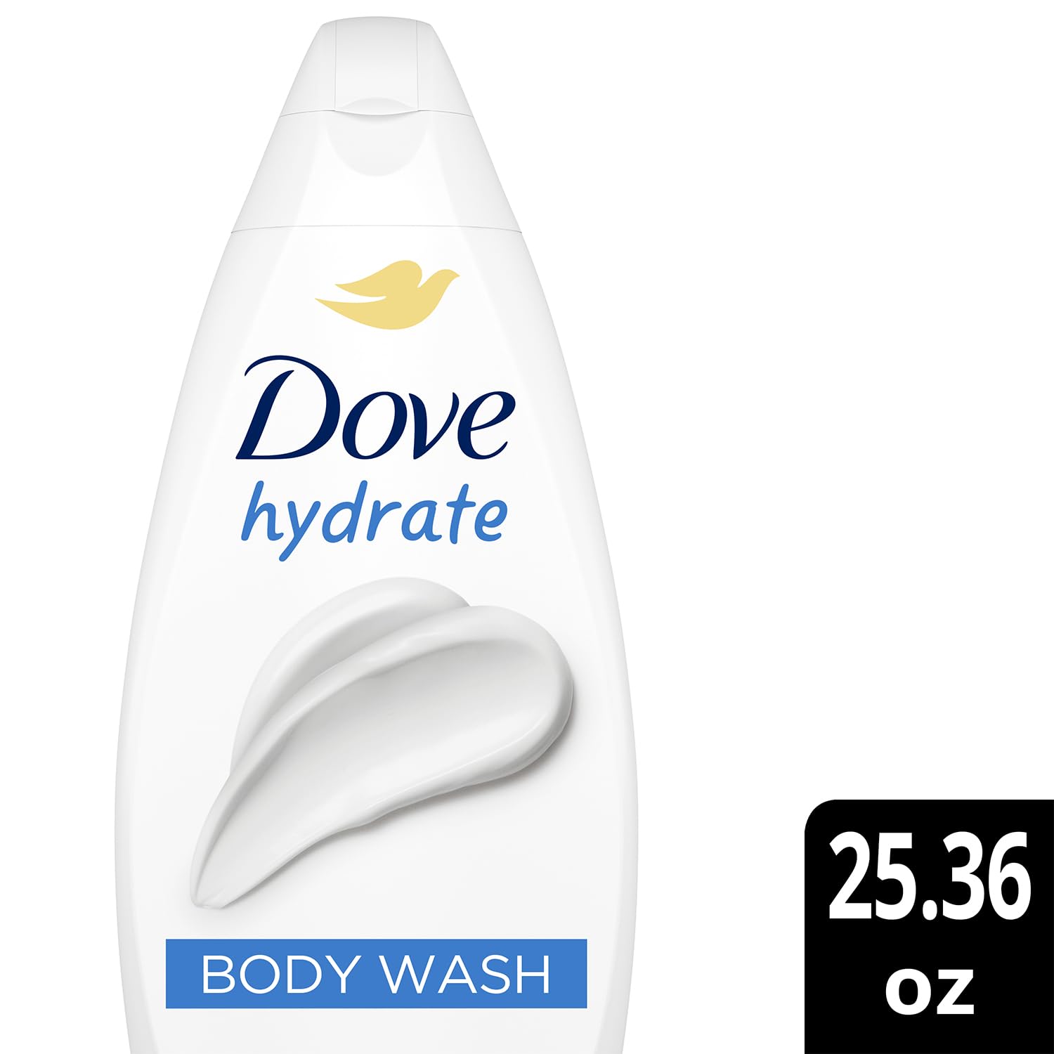 Dove Body Wash, Hydrate, Value-Size 4-Pack – Moisturizing Cleanser for Smooth, Soft Skin, 25.36 Oz Ea - Image 3