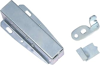 Hardware Solutions - Loft Hatch -Touch Latch - Push to Open & Close - Attic Loft Hatch Cupboard Door - Zinc Plated - 80mm - Fixings Included