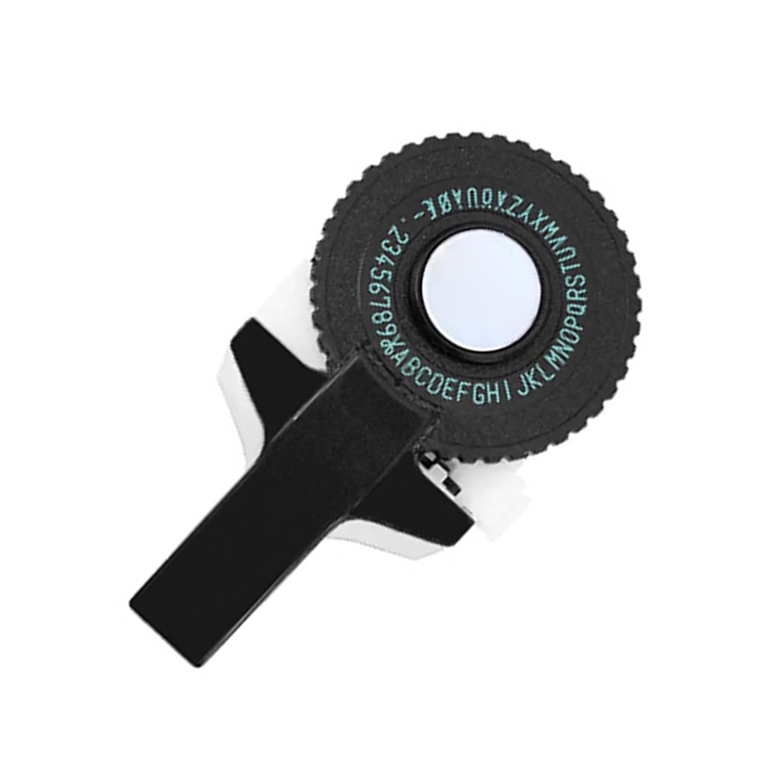 Domary Portable 3D Embossing Label Maker with 2 Rolls Label Tapes, Lightweight, Typewriter, Easy to Use for Files, Folders, Shelves, Cartons, and Boxes (Black)