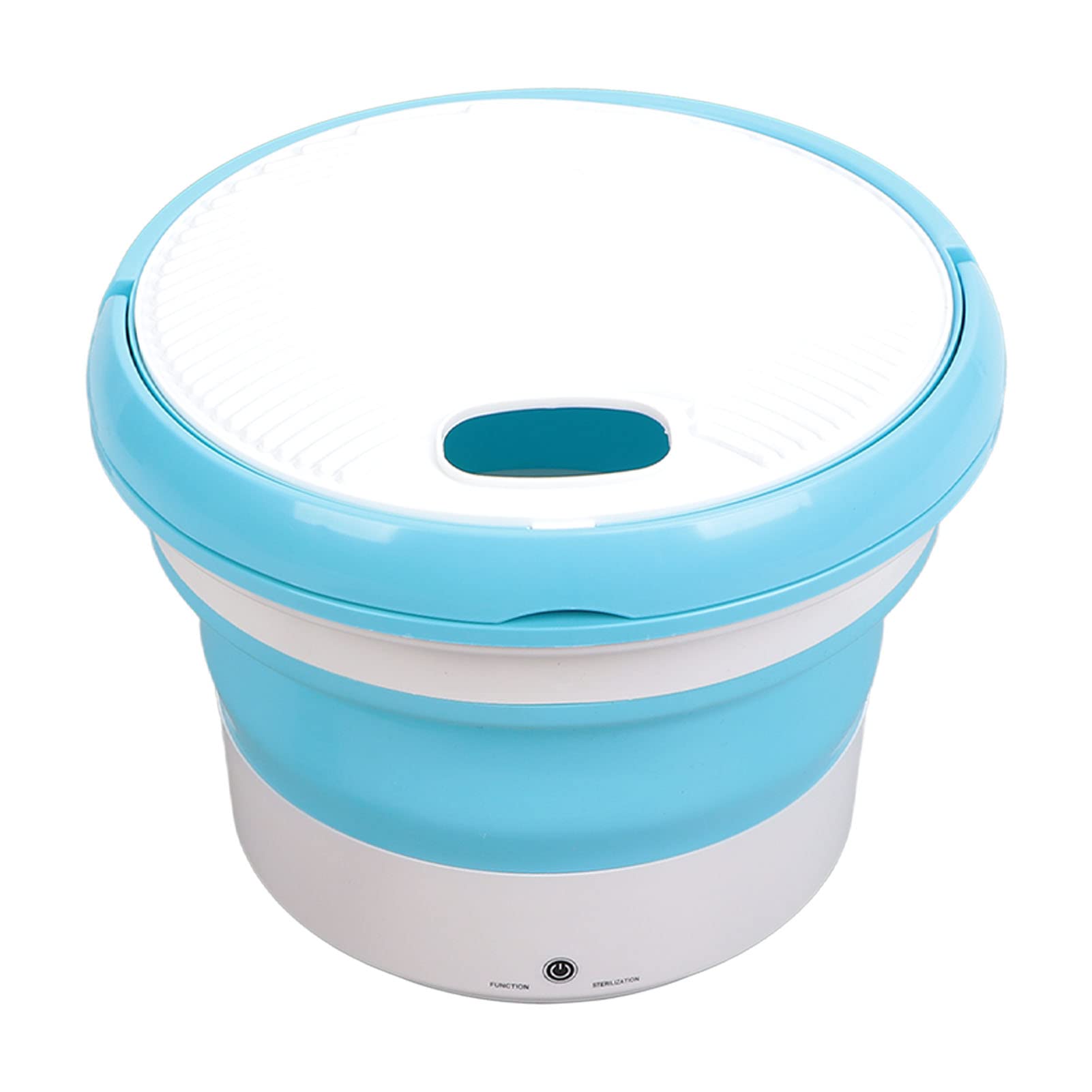 Foldable Washing Machine, Impeller Type Ozone Generator Foldable Washing Machine Vibration waves for towels UK Plug