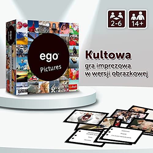 Trefl - Ego Pictures - Paddling Game, Family Game, 2-6 Players, Ages 14+, Multicoloured - Image 2