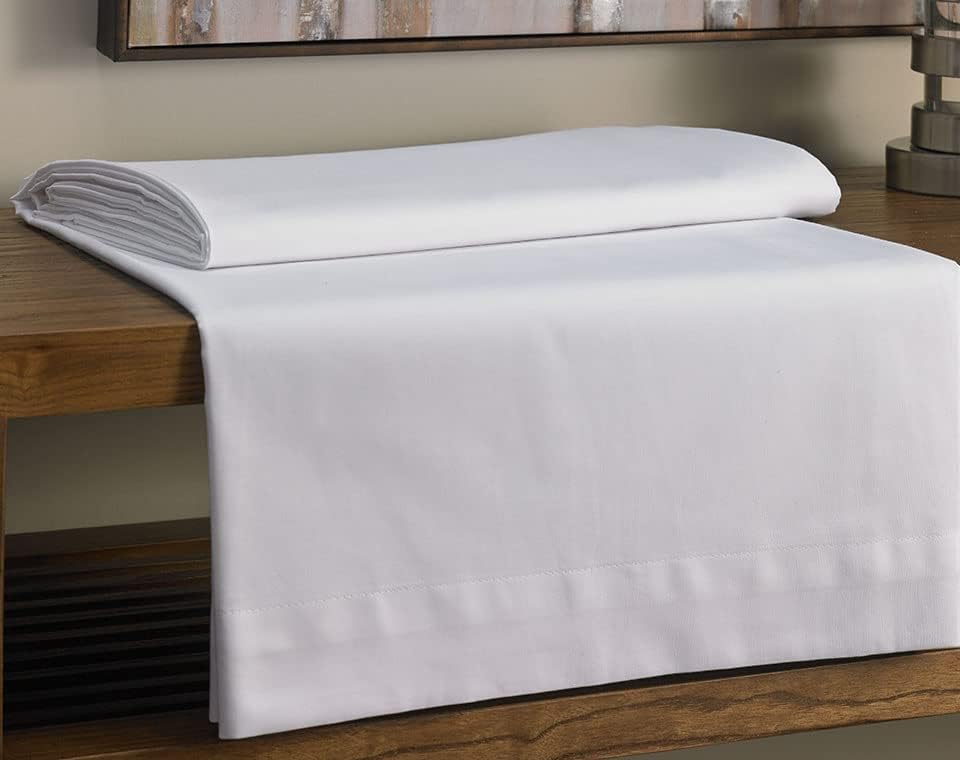 Miniatura 2 de Juego de sábanas encimeras a granel  Sábana superior de microfibra cepillada  Serie 1800  Paquete de 2, sábanas planas solamente, sábanas planas