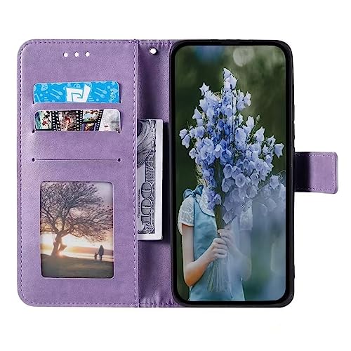 Bnvdfre for Honor 90 Lite Case Protective Honor 90 Lite Wallet Phone Case Flip PU Leather Shockproof Card Holder Magnetic Stand Cover for Honor 90 Lite - Image 2